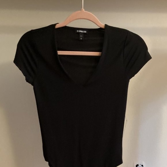 Express V-Neck Bodysuit - Picture 2 of 3